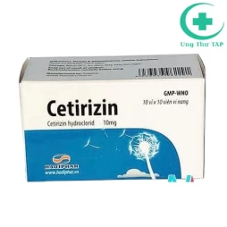 Cetirizin 10mg Hadiphar - Thuốc điều trị viêm mũi dị ứng